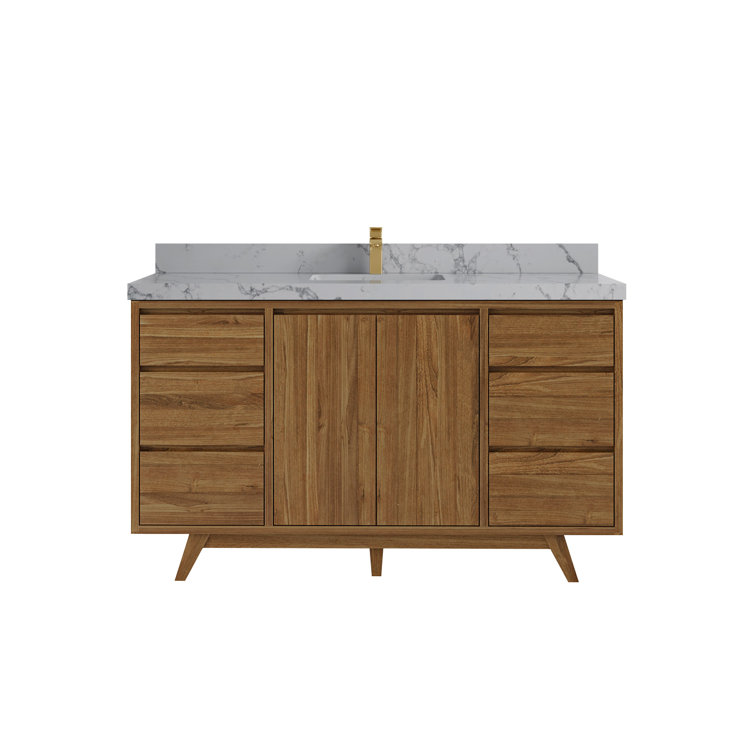 Corrigan Studio® Kristynn 60" Single Bathroom Vanity Set Wayfair